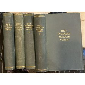 Hét évszázad magyar versei I-IV. (antikvár)