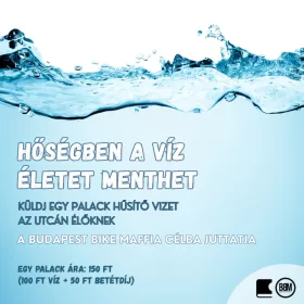 Adomány: Szénsavmentes fél literes víz
