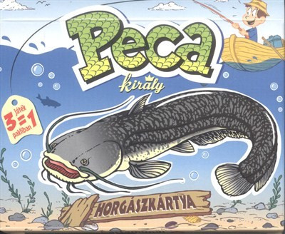 Kártya: Peca király horgászkártya /3 játék 1 pakliban